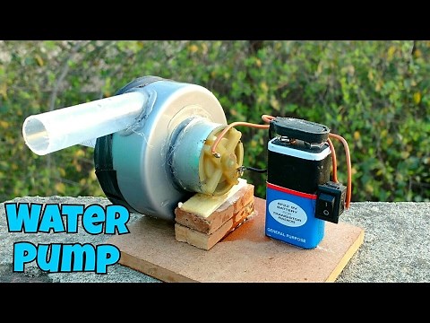How to Make a Water Pump [Simple]