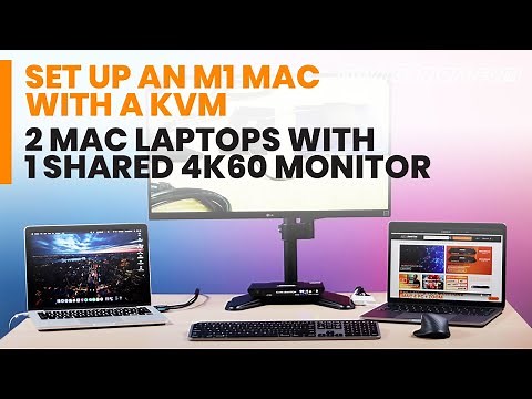 TESmart Apple M1 MacBook Setup | 2x1 KVM (Magic keyboard & Mouse WARNING!)