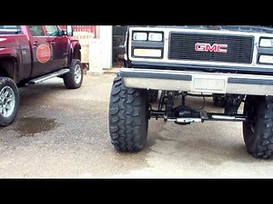 1991 GMC Suburban 4X4 16" superlift and 44" super swampers
