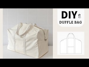 DIY Duffel Bag | Extra-Large Boxy Travel Bag | Step-by-Step Sewing Tutorial