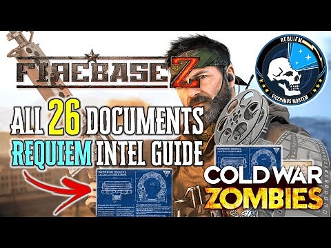ALL FIREBASE Z REQUIEM INTEL LOCATIONS - SEASON ONE RELOADED Black Ops Cold War Zombies INTEL GUIDE