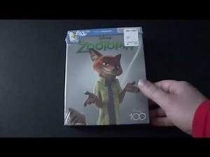Zootopia Blu-Ray+DVD Walmart Exclusive Pin Unboxing.