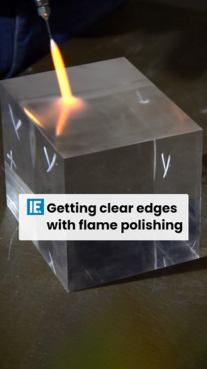 Take a look at our alternative to the Bermaq PF Acrylic Polishin Machine MONIPA-US Acrylic Polishing Machine - https://amzn.to/3mBKrDf A flame polisher can be used to make the blurry edges of an acrylic piece crystal clear. | Interesting Engineering