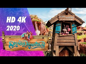 4K POV : Splash Mountain 2020 Ride - Magic Kingdom Walt Disney World On Ride Front Row