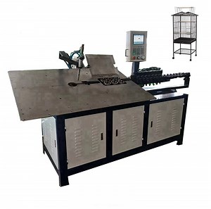[Hot Item] Automatic Steel Iron CNC 2D Wire Bending Machine with Bird Cage Frame