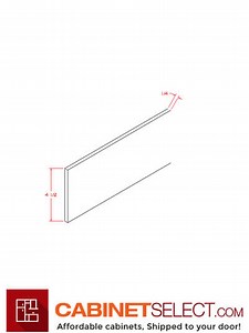 WS-TKC: Shaker White Toe Kick
