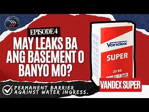 MEGATRENDS: VANDEX SUPER - CRYSTALLINE WATERPROOFING