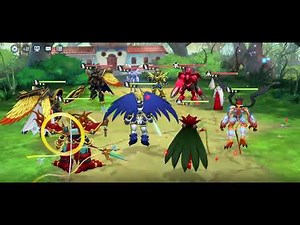 Digimon New Century - Alphamon Ouryuken PVP showcase Gameplay アルファモン：王竜剣 阿尔法兽：王龙剑 オウリュウモン 王龙兽