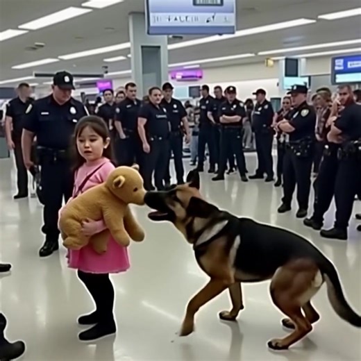 K9 Dog Barks at a Family in the Airport — What They Discover Leaves Everyone Stunned Watch: [in comment] - Made with AI | We Love Animals Club