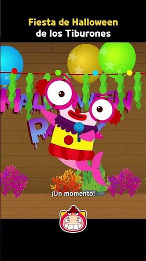 Fiesta de Halloween de los Tiburones #babyshark #redmon #niños