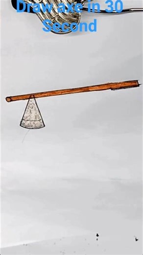 How to Draw Axe ✨ | Axe Drawing #shorts #art #axe