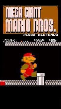 WORLD 8-4 Mega Giant Super Mario Bros NES Gameplay #mario #supermario #supermariobros #gaming