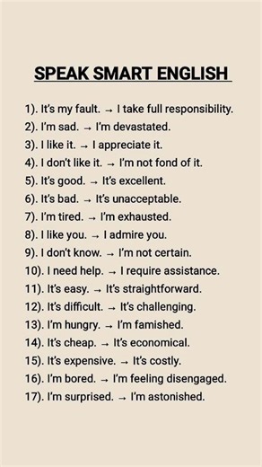 Speak Smart English🗣️✅ #easyenglisheveryday #englishlearningclass #easylearning #englishlanguage