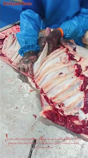 How to Debone Ribs by Hand | ASMR Butchery