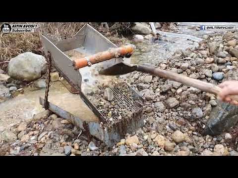 Incredible Discovery.!! The Process Of Finding Gold İn A River #ALTINAVCISI1