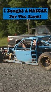 I bought a NASCAR for the farm! #nascar #junkyardfinds | Stoney Ridge Farmer