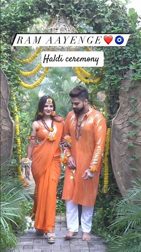 😲Wow! Haldi ceremony2025! Bride & Groom’s Fun Haldi Moments 🌿Beautiful Indian Wedding Rituals #Haldi