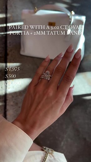 Stunning Oval Engagement Ring Stack Showcase