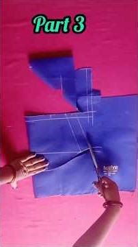 Belt Cut Blouse Cutting (Part-3)