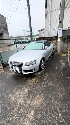 雨の水滴が綺麗✨ アウディA5 クワトロ オープンカー 2026.03.30