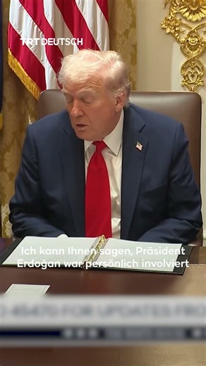Trump dankt Türkiye für Gaza-Einigung