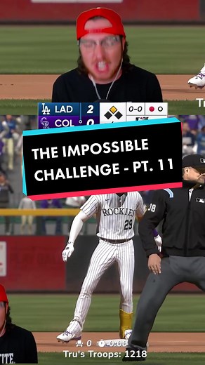 Attempting the Toughest MLB The Show Challenge | Baseball Gameplay