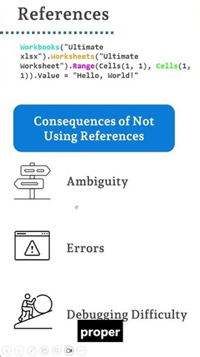 Why You Should Always Use References in VBA
