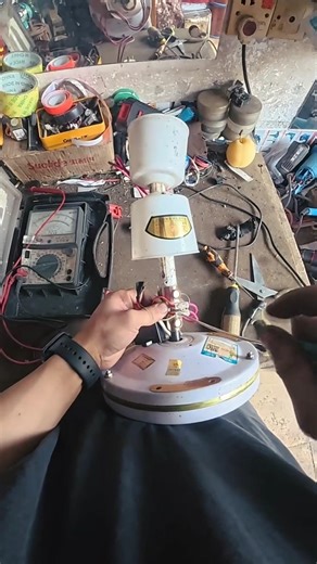 How to Replace Ceiling Fan Capacitor Easily | Fan Repair DIY #shorts