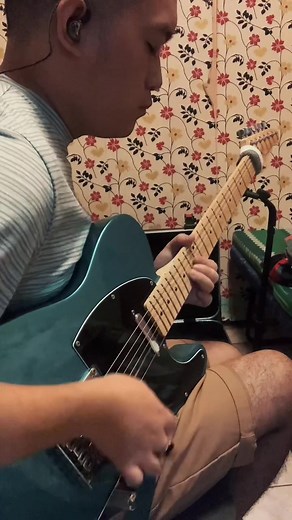 Sentimental Guitar Solo @yoru Gears Used: Rj Broadcaster from @RJ Guitars #fyp #sentimental #ivos #guitarsolo #guitar #cover #muscle #memory #rj