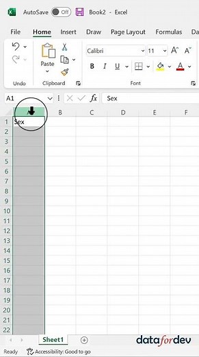 Adding drop down lists in Excel
