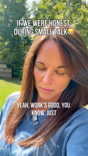 Emma Banes on Instagram: "sorry…I’m just usually running on fumes😵‍💫 #comedy #momlife #momsoffb #momsofig #smalltalk #honesty"