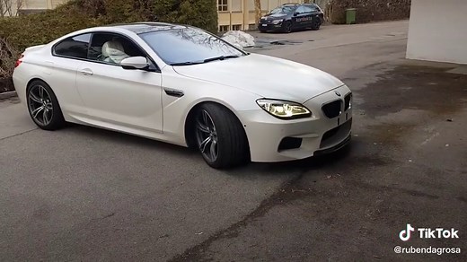 BMW M6 F13 Frozen White Cold Start
