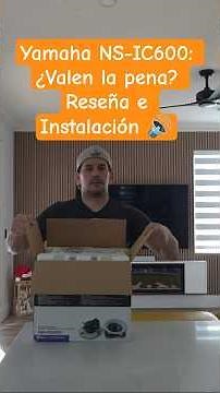 Yamaha NS-IC600: ¿Valen la pena? Reseña e Instalación 🔊 #avtechguide #hometheater #tecnologia