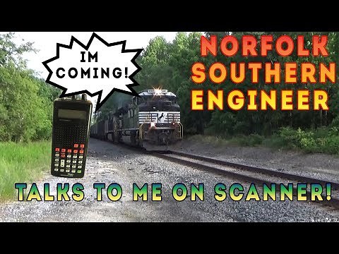 Train Engineer Talking To a Railfan on The Scanner