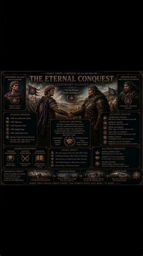 LEGACY CODEX // ARCHIVE: LC-AL-MA-MG-001 — THE ETERNAL CONQUEST