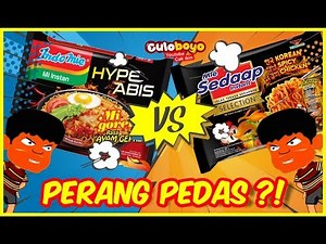 INDOMIE GORENG AYAM GEPREK VS MIE SEDAAP KOREAN SPICY CHICKEN, MANA PALING PEDAS dan ENAK ???