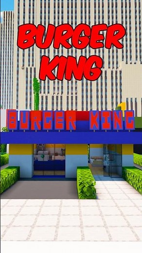 Minecraft Burger King 🍔