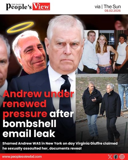 Royal Scandal: Bombshell Emails Prove Prince Andrew’s Epstein Lies New DOJ documents released this week have shattered Prince Andrew’s defense. A 2001 email reveals Andrew explicitly asking Ghislaine Maxwell for a "bed for the night" at Epstein’s mansion—directly contradicting his Newsnight denials. Another 2015 email from Maxwell appears to authenticate the infamous photo with Virginia Giuffre, confirming they met in London. The truth is finally surfacing. #PrinceAndrew #EpsteinFiles #RoyalScan