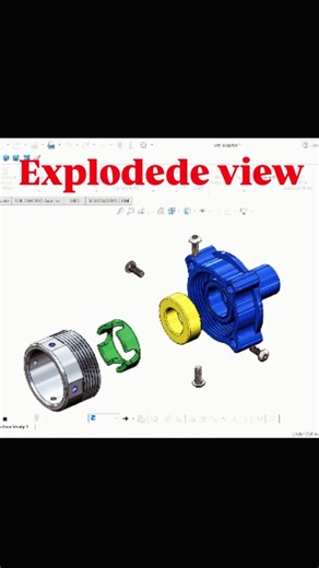 Hitesh Malviya on Instagram: "In SolidWorks, an exploded view is a configuration that visually separates the components of an assembly, showing how parts fit together or can be assembled. Exploded views are commonly used in technical documentation, assembly instructions, and presentations. How to Create an Exploded View in SolidWorks: Open the Assembly: Open the assembly file where you want to create the exploded view. Go to the Exploded View Tool: In the Future manager design tree, click the Co