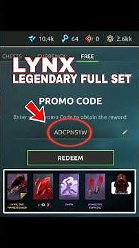 Using Promo Code Lynx Legendary skin |shadow fight 4 lynx new skin| lynx new skin shadow fight arena