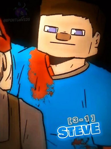 Steve vs Purple Girl #avocadoanimation #enchantedmob #minecraft #fnaf #vsedit #edit