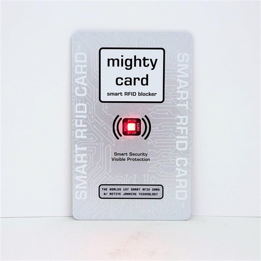 Smart RFID Blocking Cards - Mighty Card - Wallet Protection - Security - Card Blocker - Sleeve - Etsy