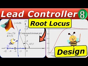 🔥 Root Locus Method Explained! 👉 Lead Controller Design + MATLAB Simulation 🚀 Example 8