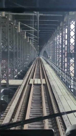ST Louis Metro Link Train Going Over the Eads Bridge (cab view) #metrolinktram #stl