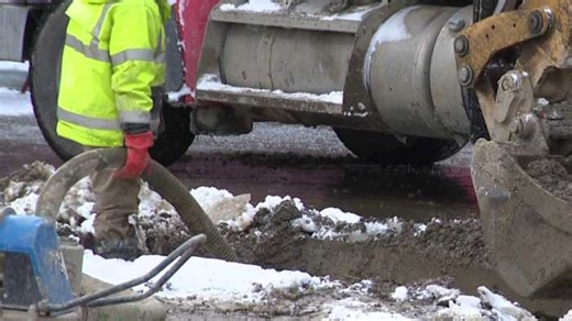 Detroit firehouse service line break impacts homes, businesses near Wayne State University