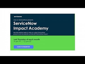 ServiceNow Impact Academy: Introduction to the new UX Accelerators