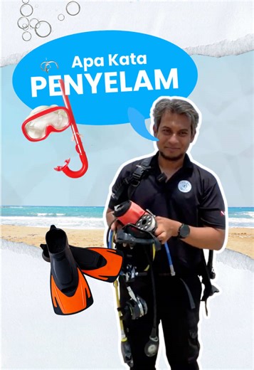 kerja ni bercuti setiap hari? 🏝️ ep. 13 Apa Kata: Penyelam 🤿 @LumbaLumbaDiveCenterBesut #spm2025 #kerjaya #scubadiving #pantaiumt #kualaterengganu