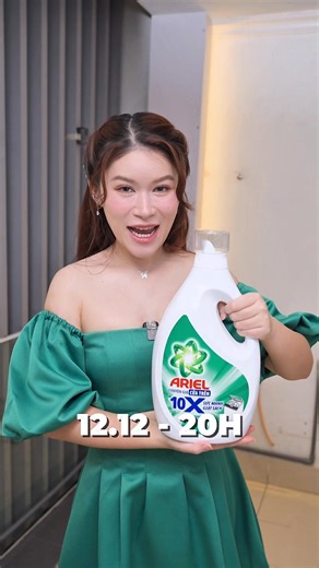 Cùng tiểu thư Ngọc Thanh Tâm thử ngay chai ARIEL 10X 3 Không Vẫn Sạch mới nhé! *Được tài trợ bởi P&G #ARIEL #10XSucManhGiatSach #DanhBayVetBan #NuocGiatSieuSach | Ariel Vietnam