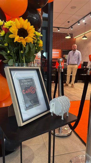 Cell C Merino Mall in Ermelo its your turn for a refresh! 😎We're excited for our Mpumalanga customers and fans to experience the new Cell C! #NothingShouldStopYou from popping into our new Cell C store at 6A Merino Mall. We have fantastic opening specials and our team is ready to serve you🎉 #SwitchToSee - Cell C now on SA's best network🧡 | Cell C