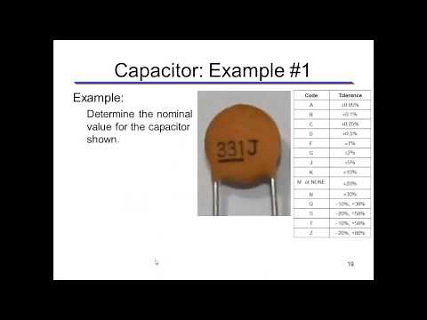 Determining the Value of a Capacitor